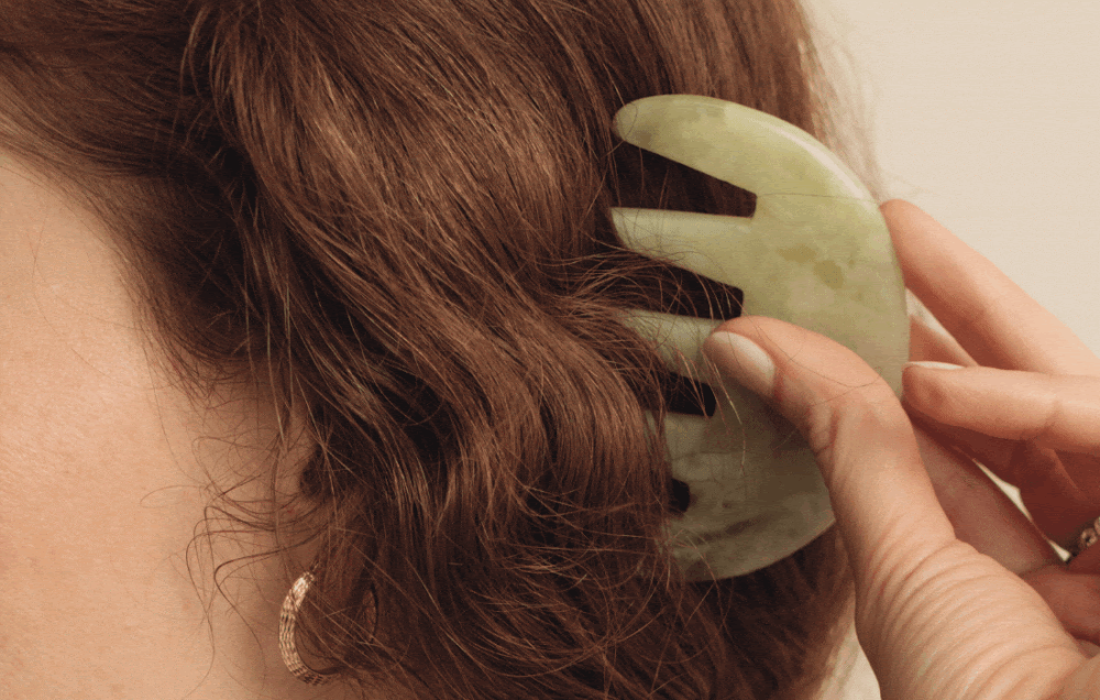 Scalp Stimulator in Jade