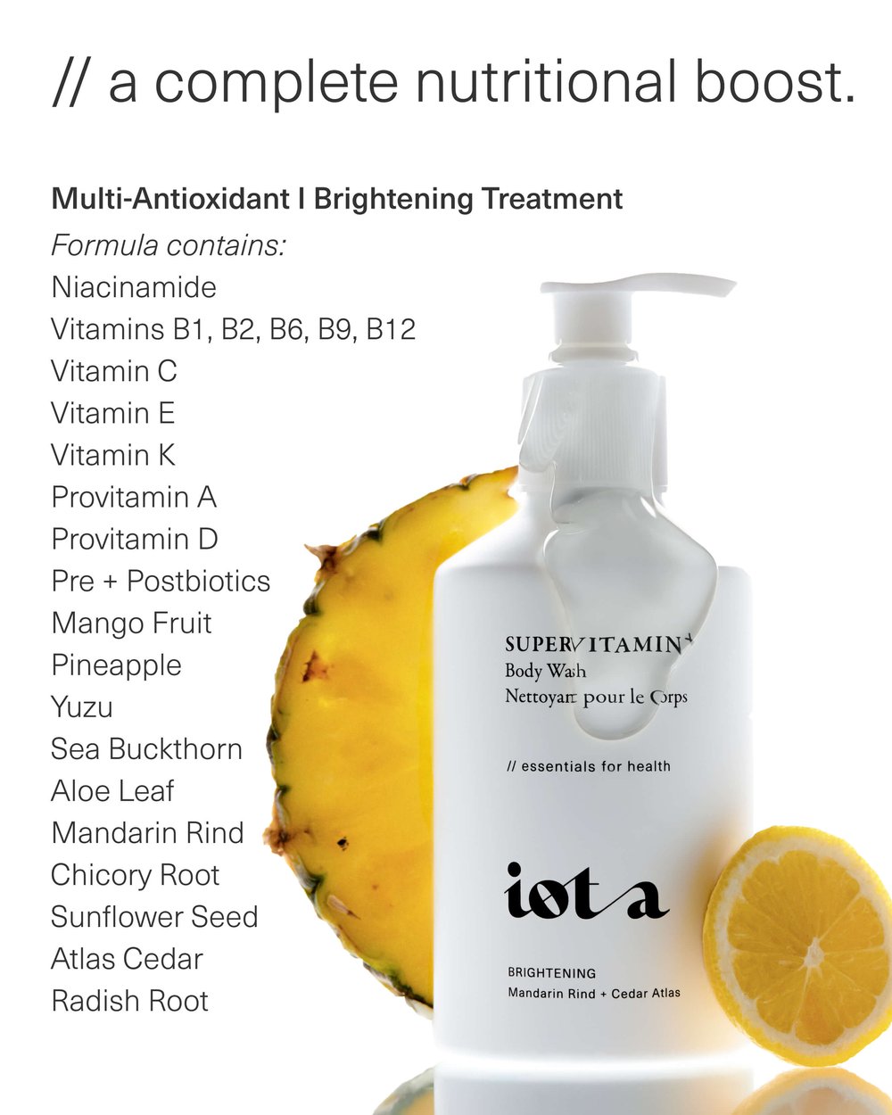Supervitamin Body Wash ⁺ Brightening