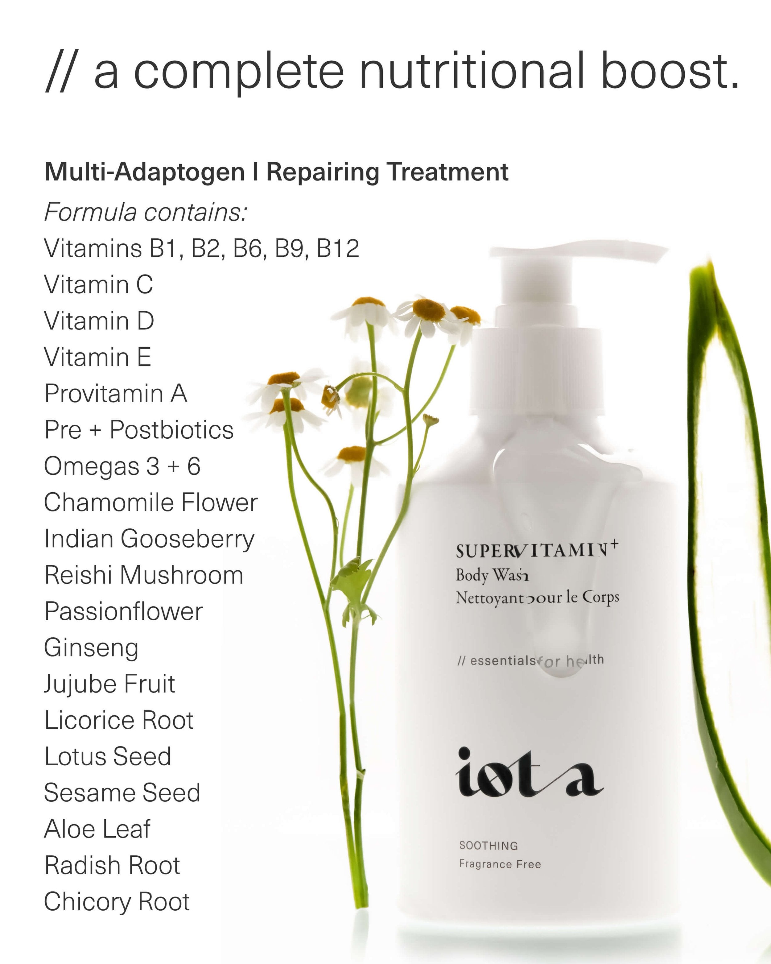 Supervitamin Body Wash ⁺ Soothing