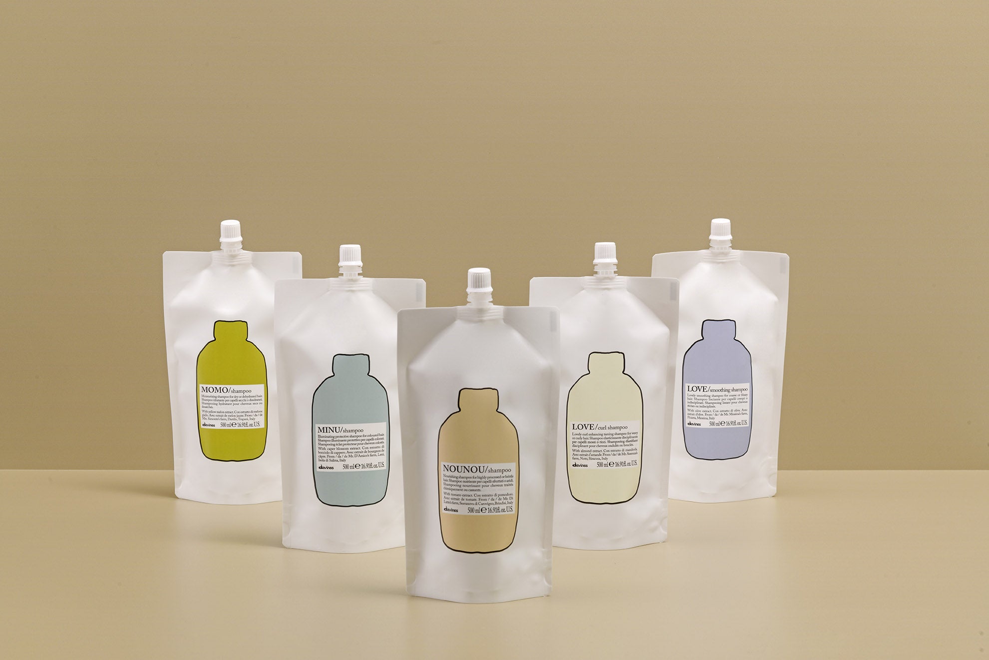Davines Shampoo Refill Pouches